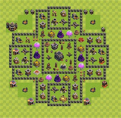 town hall level 9 layout.